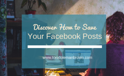 how to save facebook posts