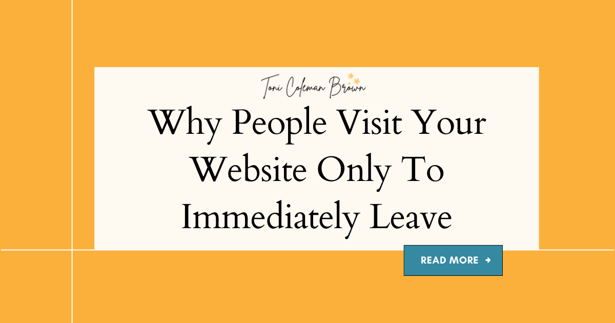Why Do People Visit Your Website Only to Leave Immediately?