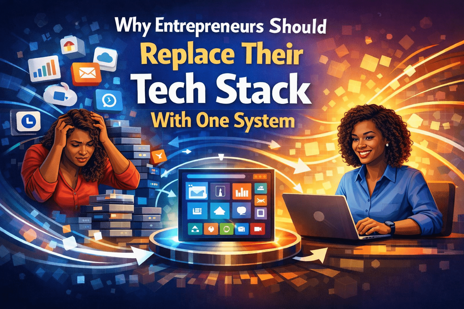 Why Entrepreneurs Should Replace Their Tech Stack With One System